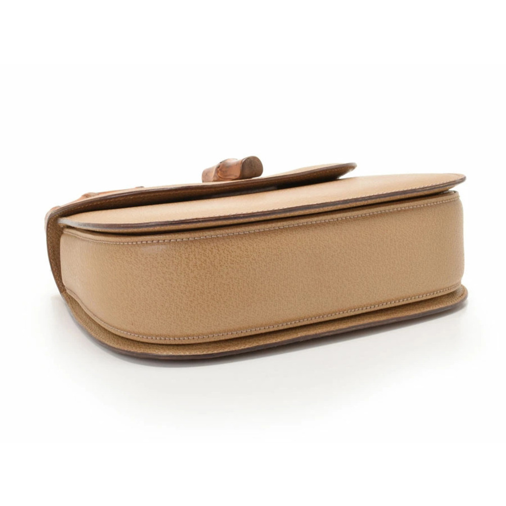 Gucci Bamboo 2way Bag Beige Mirror - Picture 6 of 9